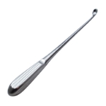 Bruns Spinal Fusion Curette, Size 5, Curved, Oval Cup, Overall Length 9" (229mm) 