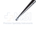 Bruns (Spratt) Curette, Size 2, Straight, Oval Cup, Hollow Handle, Overall Length 9" (229mm) - D9124
