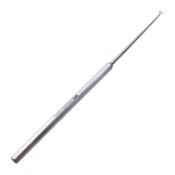 Buck Ear Curette, Angled, Blunt, Size 0, Overall Length 6-1/2" 