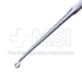 Buck Ear Curette, Angled, Blunt, Size 1, Overall Length 5-3/4" (146mm) - 491203J