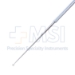 Buck Ear Curette, Angled Head, Blunt, Size 0, 1.5mm Outer Diameter, Overall Length 6" (150mm) - 114-1511-0