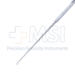 Buck Ear Curette, Angled Head, Blunt, Size 1, 2mm Outer Diameter, Overall Length 6" (150mm) - 114-1511-1
