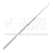 Buck Ear Curette, Angled Head, Blunt, Size 2, 2.5mm Outer Diameter, Overall Length 6" (150mm) - 114-1511-2