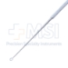 Buck Ear Curette, Angled, Blunt, Size 3, 3mm Outer Diameter, Overall Length 6" (150mm) - 114-1511-3