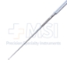 Buck Ear Curette, Angled, Sharp, Size 00, 1mm Outer Diameter, Overall Length 6" (150mm) - 114-1513-00
