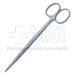 Buck Ligature Scissors, Straight, With Notch, 41mm Mid-Screw To Tip, Two Tone Finish, Overall Length 5" (127mm) - 19-13282