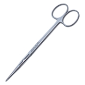 Buck Ligature Scissors, Straight, With Notch, 41mm Mid-Screw To Tip, Two Tone Finish, Overall Length 5" (127mm) 