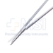 Buck Ligature Scissors, Straight, With Notch, 41mm Mid-Screw To Tip, Two Tone Finish, Overall Length 7" (180mm) - 19-13283