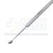 Bunge Evisceration Spoon, 8mm Spoon Diameter, Flat Handle, Overall Length 5-3/8" (136mm) - 5-4853