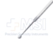 Bunge Evisceration Spoon, 12mm Spoon Diameter,  Flat Handle, Overall Length 5-1/2" (140mm) - 5-4851