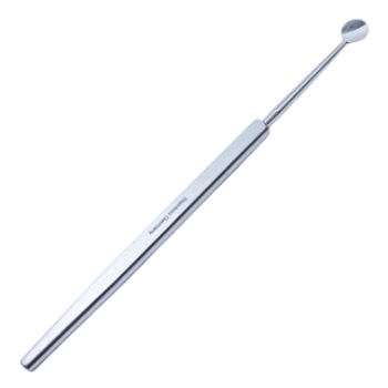 Bunge Evisceration Spoon, 12mm Spoon Diameter,  Flat Handle, Overall Length 5-1/2" (140mm) 1077953,May-51,K3-4410,08-13102,E3740