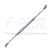 Burrato Flap Protector, Double Ended, Crescent Shaped 10mm Blades, Serrated Handle, Overall Length 4-1/2" (115mm) - 11-4-2883