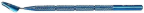 Busin Glide Spatula, 16mm Donor Button, Insertion Plate Allows Incisions As Small As 3.2mm, For DSEK "Pull Through" Technique 