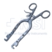 C-SlimLine Double Hinged Longitudinal Retractor Frame - 18195913RTL