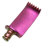C-SlimLine Lateral Retractor Blade, 45mm x 20mm, Micro Teeth, Titanium, Overall Length 2-1/4" (60mm) 