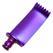 C-SlimLine Lateral Retractor Blade, 50mm x 20mm, Micro Teeth, Titanium, Overall Length 2 3/8" (60mm) 