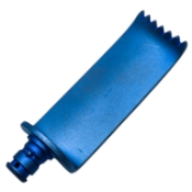 C-SlimLine Lateral Retractor Blade, 55 x 20mm, Micro Teeth, Titanium, Overall Length 2-5/8" (66mm) 