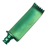 C-SlimLine Lateral Retractor Blade, 60mm x 20mm, Micro Teeth, Titanium, Overall Length 2-3/4" (70mm) 