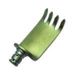 C-SlimLine Medial Retractor Blade, 40mm x 20mm, Long Teeth, Titanium, Overall Length 2" (50mm) 