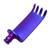 C-SlimLine Medial Retractor Blade, 50 x 20mm, Long Teeth, Titanium, Overall Length 2-1/2" (62mm) 