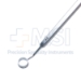Camel Style LASEK 270 Degrees Semi-Sharp Trephine, 90 Degrees Cutout For Flap Hinge, 8mm Diameter, Overall Length 4" (100mm) - 11-3-8921