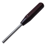 Caspar Bone Tamp, 8mm Diameter, Crisscross Grip End, Phenolic Handle, Overall Length 8" (200mm) 