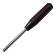 Caspar Bone Tamp, 8mm Diameter, Crisscross Grip End, Phenolic Handle, Overall Length 8" (200mm) 
