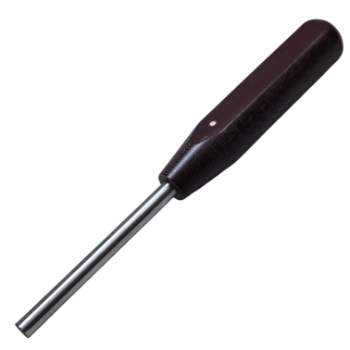 Caspar Bone Tamp, 8mm Diameter, Crisscross Grip End, Phenolic Handle, Overall Length 8" (200mm) 