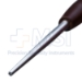Caspar Bone Tamp, 3mm Diameter, Crisscross Grip End, Phenolic Handle, Overall Length 8" (200mm) - 19016-0913-2003