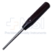 Caspar Bone Tamp, 5mm Diameter, Crisscross Grip End, Phenolic Handle, Overall Length 8" (200mm) - 19016-0914-2005