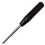 Caspar Bone Tamp, 5mm Diameter, Crisscross Grip End, Phenolic Handle, Overall Length 8" (200mm) 