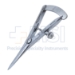Castroviejo Caliper, Measures 0mm-20mm In 1mm Increments, Scale Readings On Both Sides, Thumb Screw Mechanism, 38mm Mid-Screw to Tip, Overall Length 3-3/8" (86mm) - 5-3515