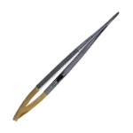 Castroviejo Needle Holder, TC, Straight, Smooth Jaw, With Lock, Overall Length 8-1/2" (216mm) 