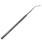 Castroviejo Cyclodialysis Spatula, Angled, 1mm x 16mm Blade, Serrated Flat Handle, Polished Finish, Overall Length 5-1/4" (133mm) E0494,08-07126,6819E,08-07126,E0494