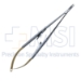 Castroviejo Microsurgery Needle Holder, TC, Straight, Smooth, With Lock, Flat Serrated Handle, Overall Length 7-1/4" (184mm) - 38-3568BX