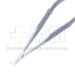 Castroviejo Mini Corneal Scissors, Universal Miniature Model, Blunt Tips, 11mm Mid-Screw To Tip, Serrated Flat Handle, Polished Finish, Overall Length 4-1/4" (106mm) - 5-4329-MM