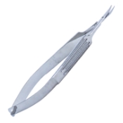 Castroviejo Mini Keratoplasty-Utility-Stitch Scissors, Curved, Very Small Sharp Tips, 13mm Mid-Screw To Tip, Serrated Wide Handle, Overall Length 4-7/8" (124mm) E3321 MWH,5606E,E3321 MWH