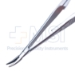 Castroviejo Needle Holder, TC, Curved with Lock, Overall Length 5-1/2" (140mm) - 466524J-C