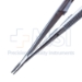 Castroviejo Needle Holder, Straight, Delicate, With Lock, 15mm Mid-Screw To Tip Length, Serrated Handle, Overall Length 5-1/2" (140mm) - 11-7-2611