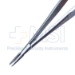 Castroviejo Needle Holder, Straight, Delicate, Without Lock, 15mm Mid-Screw To Tip Length, Serrated Handle, Overall Length 5-1/2" (140mm) - 11-7-2621