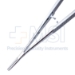 Castroviejo Needle Holder, Heavy, With Small Lock, 16mm Straight Jaws, Flat Serrated Handle, Overall Length 5-7/8" (148mm) - 5-4975