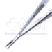 Castroviejo Needle Holder, TC, Straight, Medium 9mm Jaws, With Lock, Serrated Flat Handle, Overall Length 6" (150mm) - 5-4963