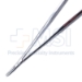 Castroviejo Needle Holder, Gently Curved, Medium 11mm Jaws, Without Lock, Serrated Flat Handle, Overall Length 5-3/4" (145mm) - 5-4950