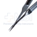 Castroviejo Needle Holder, Straight, Fine 9mm Jaws, With Lock, Serrated Wide Handle, Overall Length 5-1/8" (130mm) - 5-4972-WHMS