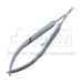 Castroviejo Needle Holder, Straight, Fine 9mm Jaws, With Lock, Serrated Wide Handle, Overall Length 5-1/8" (130mm) - 5-4972-WHMS