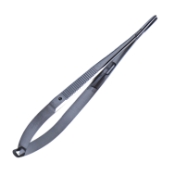 Castroviejo Needle Holder, Straight, Medium 12mm Jaw, With Lock, Overall Length 5-1/2" (140mm) 281914,11/7/2671,K6-1560,08-02135,E3861