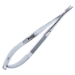 Castroviejo Needle Holder, Straight, Heavy 12mm Jaws, With Lock, 18mm Mid-Screw to Tip, Overall Length 5-3/4" (145mm) - 5-4961