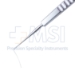 Castroviejo Spatula, Double Ended, 0.25mm, 10mm Tip To Bend On One End, 15mm Tip To Bend On Other End, Serrated Handle, Overall Length 5" (130mm) - 11-4-4311