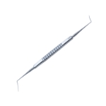 Castroviejo Spatula, Double Ended, 0.25mm, 10mm Tip To Bend On One End, 15mm Tip To Bend On Other End, Serrated Handle, Overall Length 5" (130mm) 880908,11/4/4311,K3-3200,08-07127