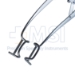 Castroviejo Speculum, Medium, Fenestrated 16mm Blades, Screw-Controlled, 31mm Spread, Dull Finish, Overall Length 3-1/4" (82mm) - 11-2-6813